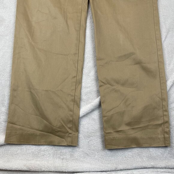 Dockers Mens Pants 32x32 Straight Fit D2 Khaki Straight Leg Flat Front Workwear - Picture 9 of 10